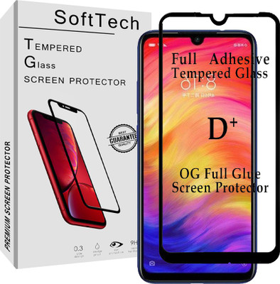 SoftTech Edge To Edge Tempered Glass for Mi Redmi Note 7, Mi Redmi Note 7 Pro, Mi Redmi Note 7S(Pack of 1)
