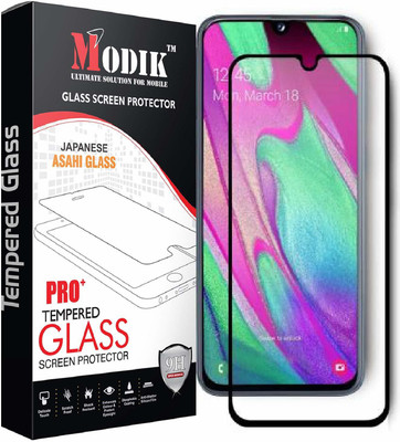 MODIK Edge To Edge Tempered Glass for Samsung Galaxy A40(Pack of 1)