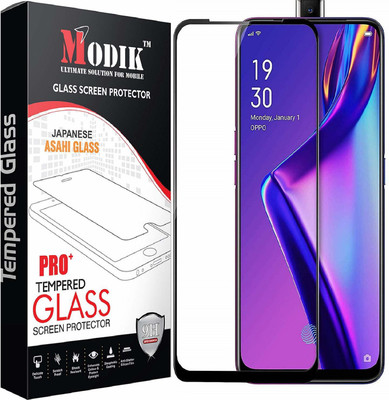 MODIK Edge To Edge Tempered Glass for OPPO F11 Pro, OPPO K3, Realme X(Pack of 1)