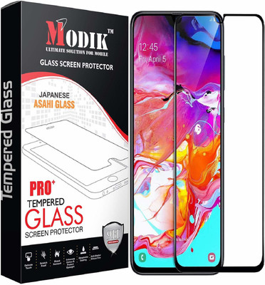 MODIK Edge To Edge Tempered Glass for Samsung Galaxy A70(Pack of 1)