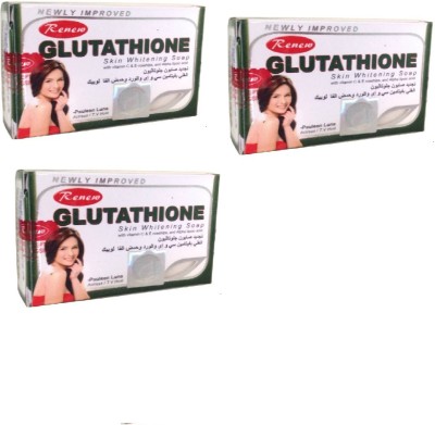 RENEW Glutathione Skin Freshness And Brightness Soap(Pack Of 3)-135*3g(3 x 45 g)