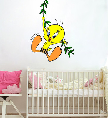 Wallzone 75 cm Carton Removable Sticker(Pack of 1)