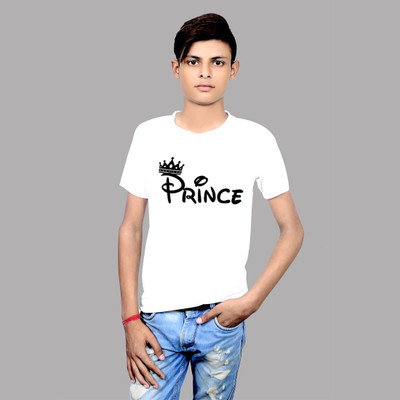 Widersoft Printed Men Round Neck White T-Shirt