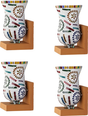 Somil Wallchiere Wall Lamp Without Bulb(Pack of 4)