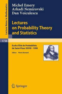 Lectures on Probability Theory and Statistics(English, Paperback, Emery M.)
