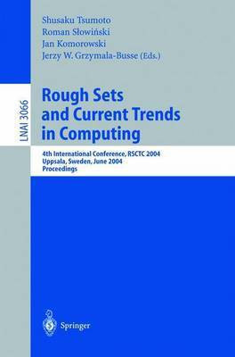 Rough Sets and Current Trends in Computing(English, Electronic book text, Tsumoto Shusaku)
