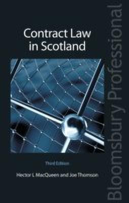 Contract Law in Scotland(English, Paperback, Thomson Joe)