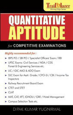Quantitative Aptitude for Competitive Examination(English, Hardcover, Kumar Dipak)