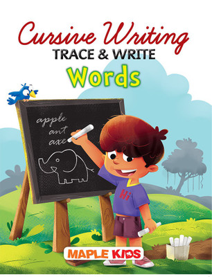 Cursive Writing Trace & Write Words(English, Paperback, Maple Press)