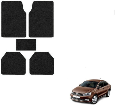 AuTO ADDiCT PVC Standard Mat For  Volkswagen Vento(Black)