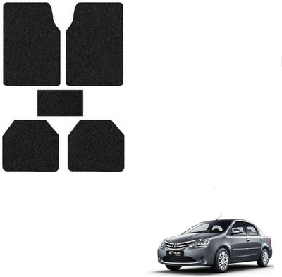 AuTO ADDiCT PVC Standard Mat For  Toyota Etios(Black)