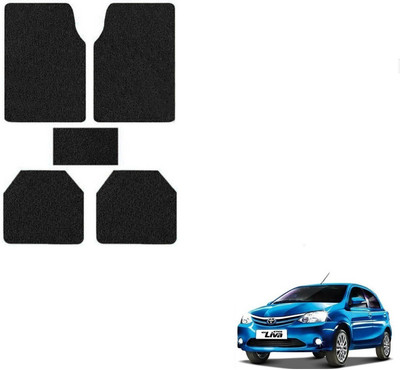 AuTO ADDiCT PVC Standard Mat For  Toyota Etios Liva(Black)