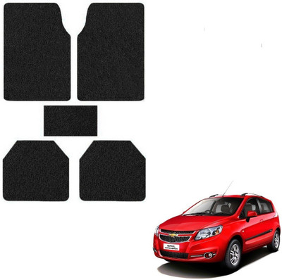 AuTO ADDiCT PVC Standard Mat For  Chevrolet Sail Hatchback(Black)