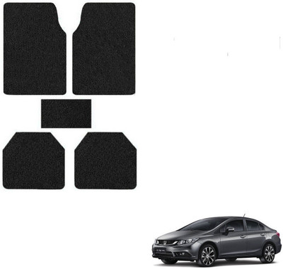 AuTO ADDiCT PVC Standard Mat For  Honda Civic(Black)