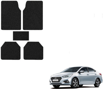 AuTO ADDiCT PVC Standard Mat For  Hyundai Verna(Black)