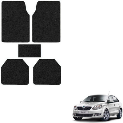 AuTO ADDiCT PVC Standard Mat For  Skoda Rapid(Black)