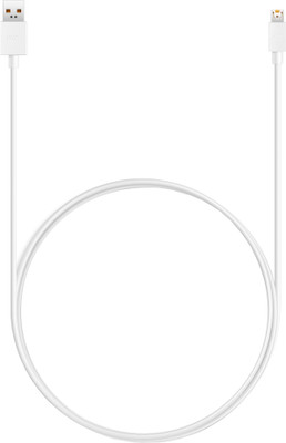 realme DL133 VOOC 1 m Micro USB Cable(Compatible with VOOC Charging Smartphones with Micro USB Port, White, One Cable)
