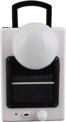 iDOLESHOP 12 LED, 2000 Mah battery, Solar & Usb rechargeable Emergency Light 6 hrs Lantern Emergency Light(White)