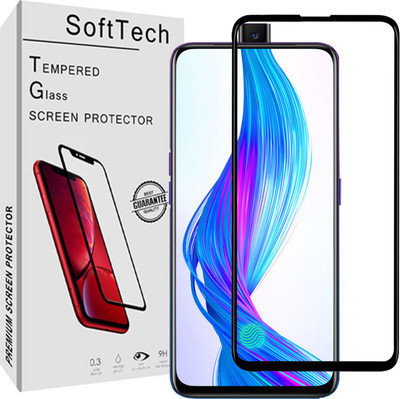 SoftTech Edge To Edge Tempered Glass for OPPO F11 Pro, OPPO K3, Realme X(Pack of 1)