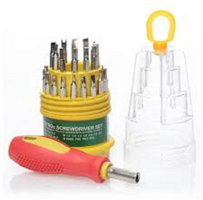 NBS 31-IN-1 SCREWDRIVER SET JACKLY SCREWDRIVER SET 6036 Standard Screwdriver Set(Pack of 31)