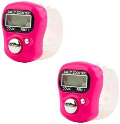 Walberrie finger digital tally counter Digital Tally Counter(Multicolor Pack of 2)