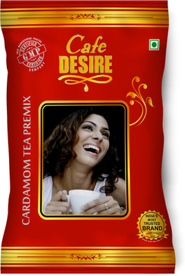 CAFE DESIRE Instant Cardamom Red Range Tea Premix 1kg Cardamom Instant Tea Pouch(1 kg)