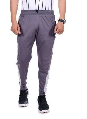 Zeffit Solid Men Grey Track Pants