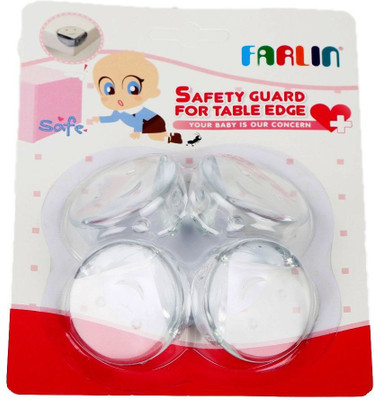 FARLIN Safety Guard For Table Edge (Smile Face)(White)