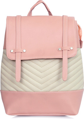 Leather Land 3 In 1 Smooth In Modern pink 5 L Backpack(Pink)