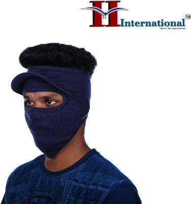 H International Blue Bike Face Mask for Men & Women(Size: Free,  Balaclava)