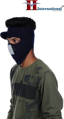 H International Blue Bike Face Mask for Men & Women(Size: Free,  Balaclava)