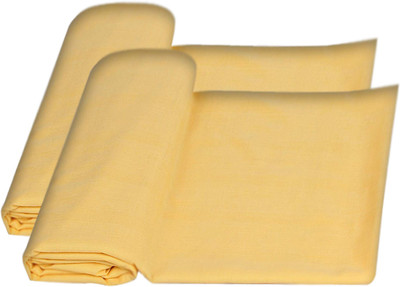 EthnicAlive Solid Single AC Blanket for  AC Room(Silk, Yellow)