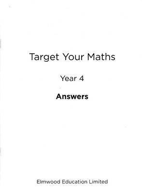 Target Your Maths Year 4 Answer Book(English, Paperback, Pearce Stephen)