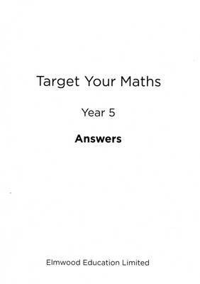 Target Your Maths Year 5 Answer Book(English, Paperback, Pearce Stephen)