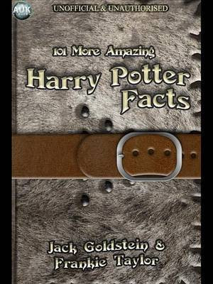 101 More Amazing Harry Potter Facts(English, Electronic book text, Goldstein Jack)