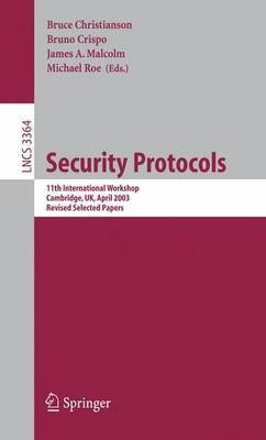 Security Protocols(English, Electronic book text, Christianson Bruce)