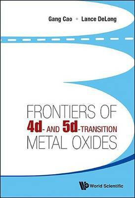 Frontiers of 4d- And 5d-Transition Metal Oxides(English, Electronic book text, unknown)