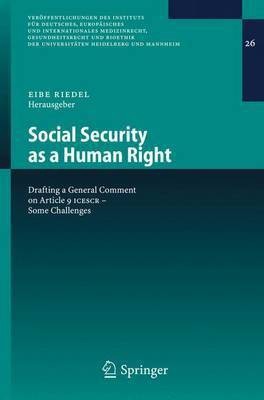 Social Security as a Human Right(English, Electronic book text, Riedel Eibe H)