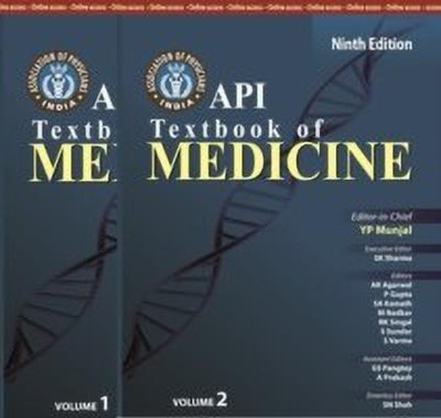 API Textbook of Medicine, Ninth Edition, Two Volume Set(English, Hardcover, Munjal Y P)