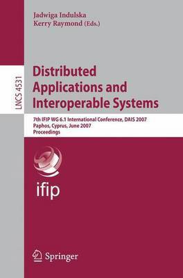 Distributed Applications and Interoperable Systems(English, Electronic book text, Indulska Jadwiga)