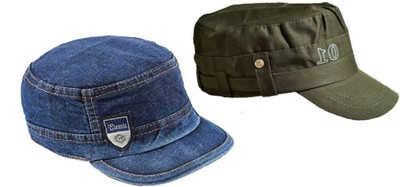 Atabz Solid Sports/Regular Cap Cap(Pack of 2)