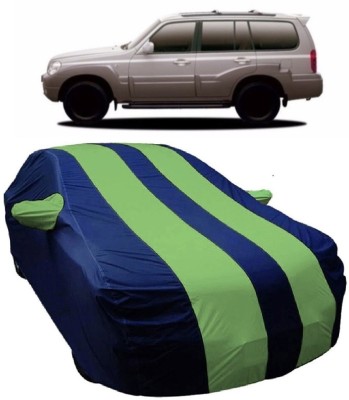 MoTRoX Car Cover For Hyundai Terracan (With Mirror Pockets)(Blue, Green)