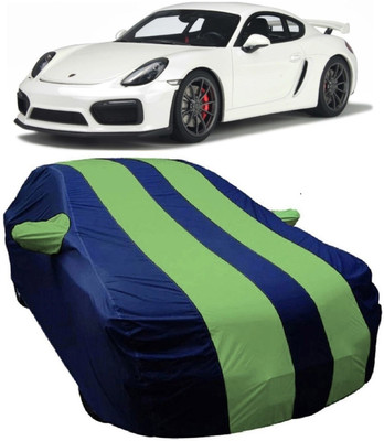 MoTRoX Car Cover For Porsche Cayman (With Mirror Pockets)(Blue, Green)