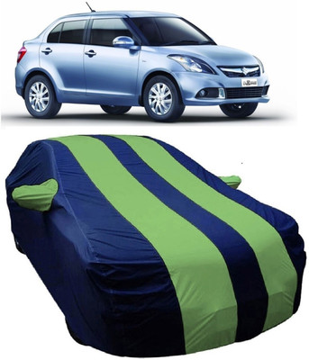 MoTRoX Car Cover For Maruti Suzuki Swift Dzire (With Mirror Pockets)(Blue, Green)