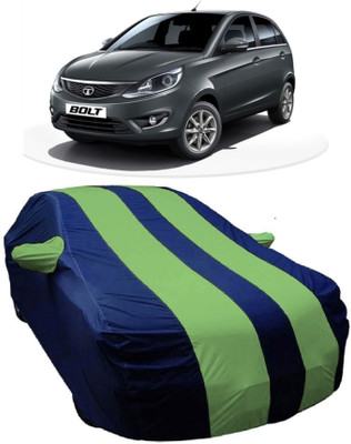 MoTRoX Car Cover For Tata Bolt (With Mirror Pockets)(Blue, Green)