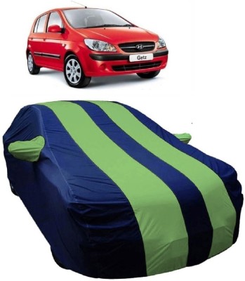 MoTRoX Car Cover For Hyundai Getz Prime (With Mirror Pockets)(Blue, Green)