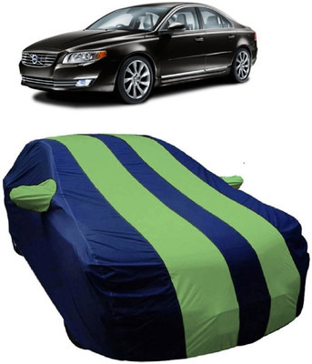 MoTRoX Car Cover For Volvo S80 (With Mirror Pockets)(Blue, Green)