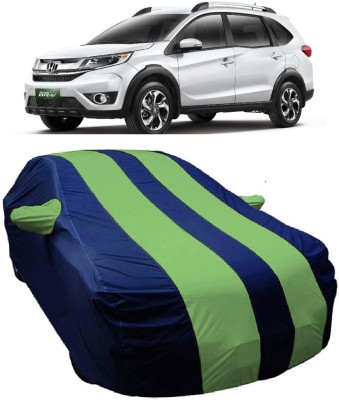 MoTRoX Car Cover For Honda BRV (With Mirror Pockets)(Blue, Green)