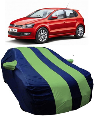MoTRoX Car Cover For Volkswagen Polo GT (With Mirror Pockets)(Blue, Green)