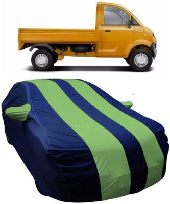 MoTRoX Car Cover For Mahindra Jeeto (With Mirror Pockets)(Blue, Green)